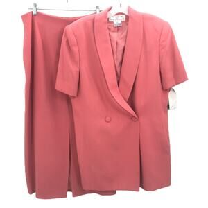 Rena Rowan For Saville Women's 2 Pieces Suit Blazer Jacket & Skirt Size 14 NWT